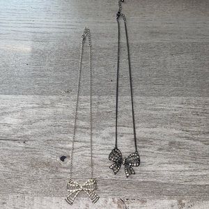 BUNDLE 2 Bow Necklaces